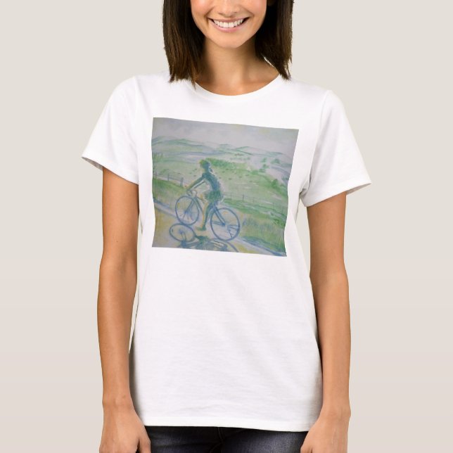 Schatten-radfahrenShirt T-Shirt (Vorderseite)