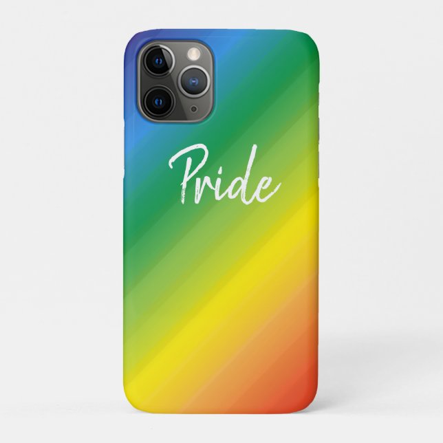 Schatten Rainbow LGBTQ Case-Mate iPhone Hülle (Rückseite)