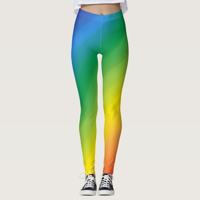 Schatten Rainbow LGBTQ Leggings (Vorderseite)