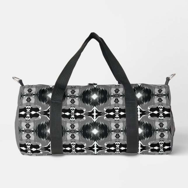 Schatten Spiegel Muster  Duffle Bag (Vorderseite)