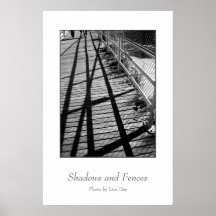 "Schatten-und Zaun-" Plakat