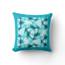Schatten von Aqua verdrehtes Geometrics