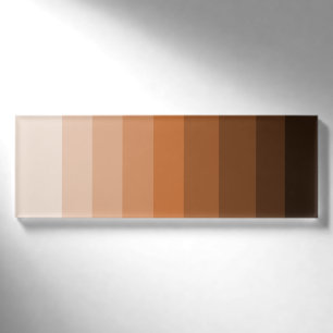 Schatten von Brown-Namensschild Namenschild