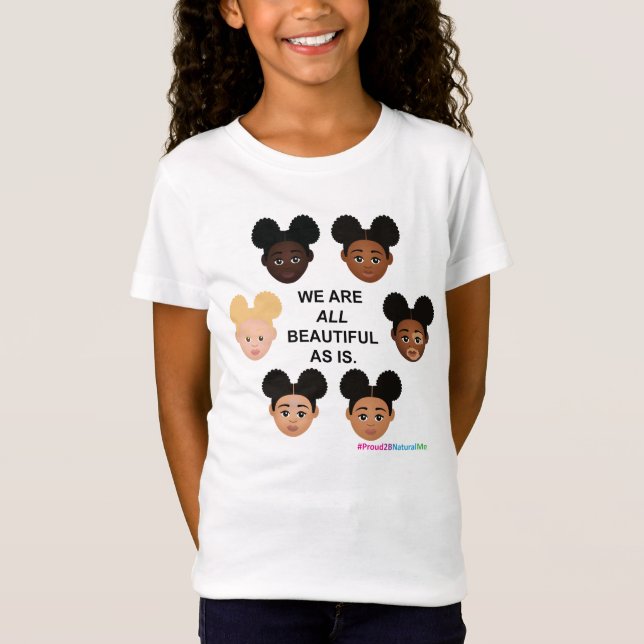 Schatten von Melanin #Proud2BNaturalMe T-Shirt (Vorderseite)