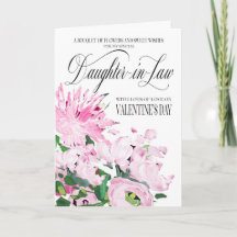 Schatten von Pink Bouquet Valentine Daughter-Schwi