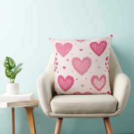 SCHATTEN VON PINK VALENTINE CANDY HEARDS KISSEN