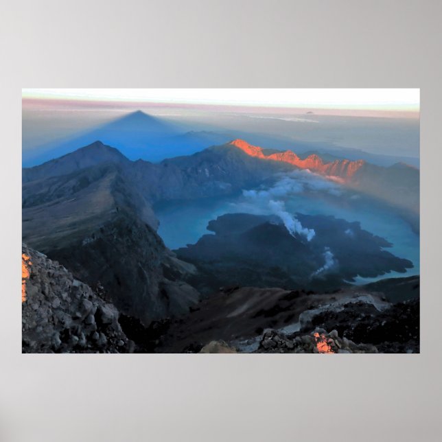 Schatten von Rinjani Poster (Vorne)