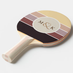 Schatten von Schokoladen-Farbpalette 001 Tischtennis Schläger