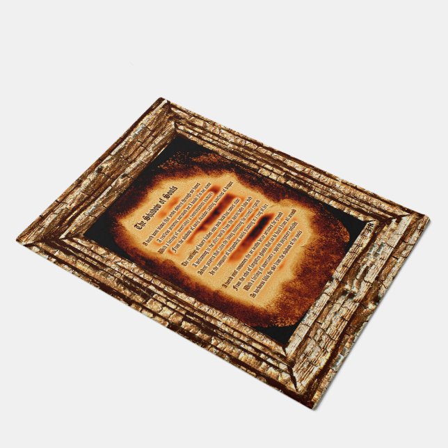 Schatten von Soulen Fußmatte (Schrägansicht)