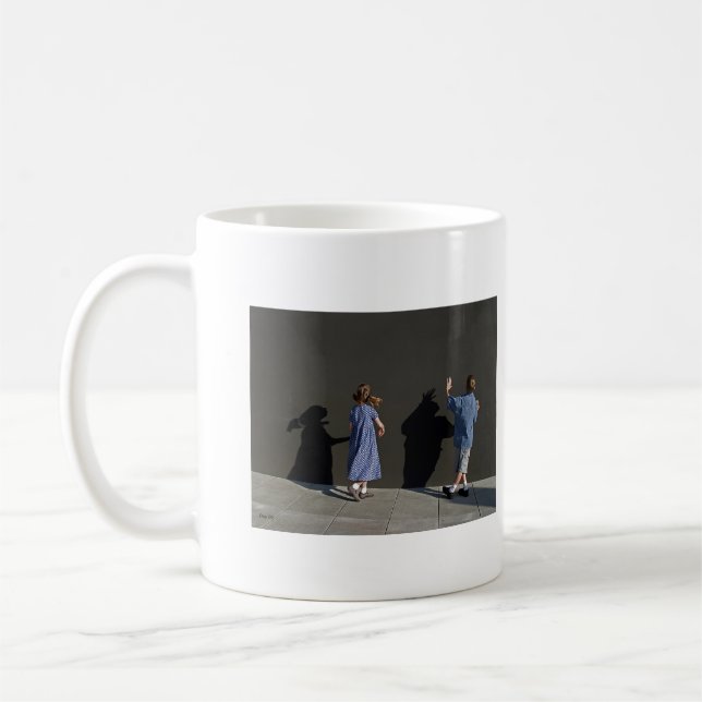Schatten-Wand Kaffeetasse (Links)