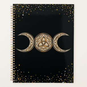 Schattenbuch keltischer dreifacher Mond/dreifache Planer