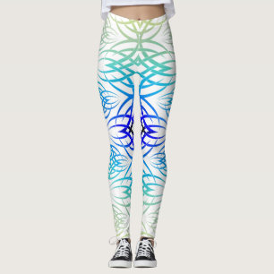 Schattenfinsternis-Hintergrundbild ( Regenbogen ) Leggings