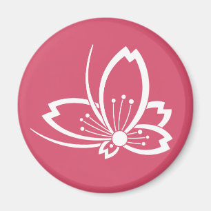 Schattenfliegenförmige Kirschblüte Magnet