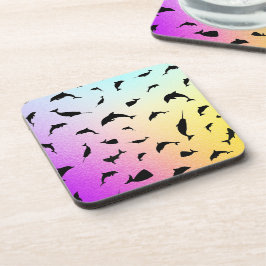 Schattenhai-Wal in Gradientengalaxie Getränkeuntersetzer