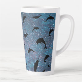 Schattenhai-Walgefälle farbige Galaxie Milchtasse
