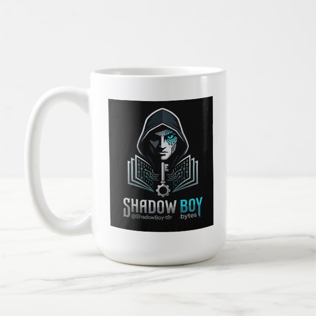 Schattenjunge Kaffeetasse (Links)
