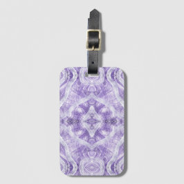 Schattenlicht Lila Abstrakte Aquarellkunst Gepäckanhänger