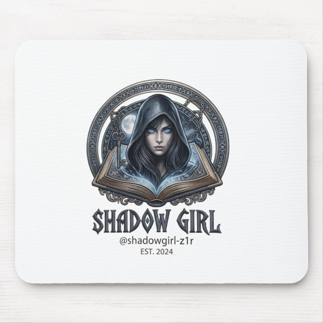 Schattenmädchen Mousepad (Vorne)