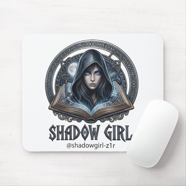 Schattenmädchen Mousepad (Mit Mouse)