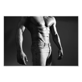 Schattenmuskeln Hot Typ Poster