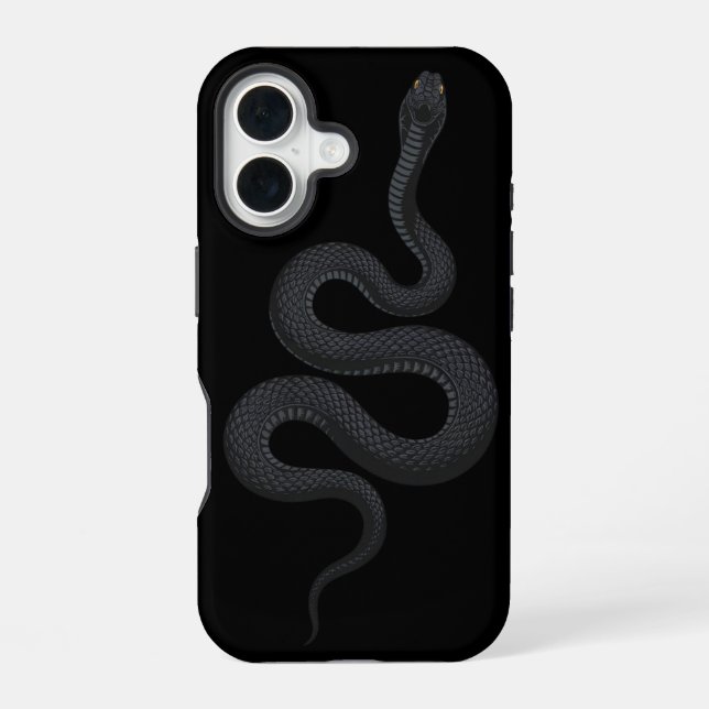Schattenserpent - Die Eleganz der Venom iPhone 16 Hülle (Rückseite)