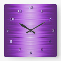 Schattenspendende Lila Violett-Lavendel-Quadrat-Uh