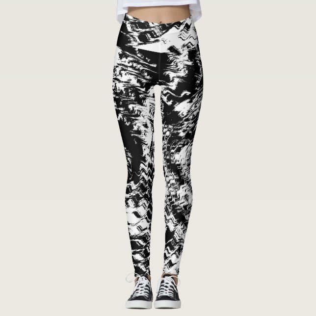 Schattentiefen Leggings (Vorderseite)