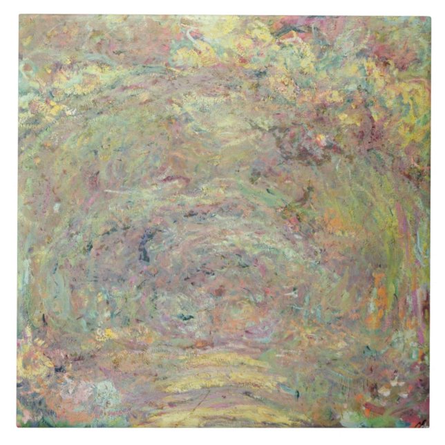 Schattierter Weg Claude Monets | Fliese (Vorderseite)