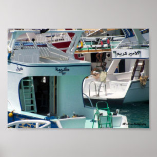 Schattierungen der Küste von Hurghada Poster