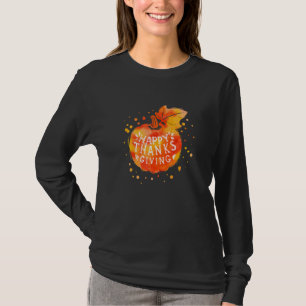 Schattierungen des Herbstes Orange Kürbis Frohes E T-Shirt