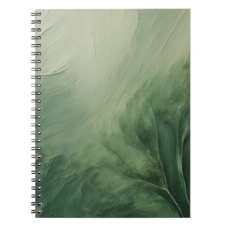Schattierungen für grünes Abstraktes Notebook Notizblock