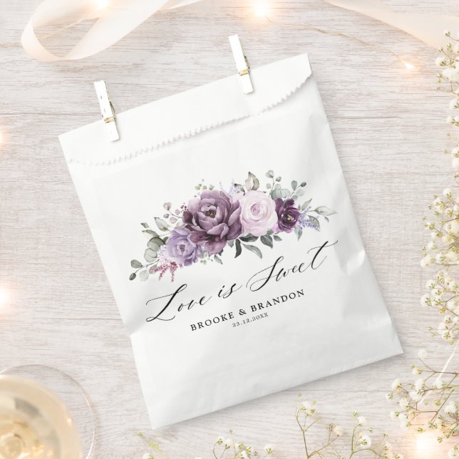 Schattierungen Lila blutiger blutiger Hochzeiten Geschenktütchen (Ausgeschnitten)