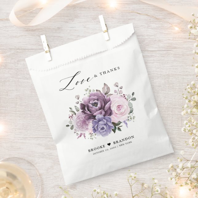 Schattierungen Lila blutiger blutiger Hochzeiten Geschenktütchen (Ausgeschnitten)