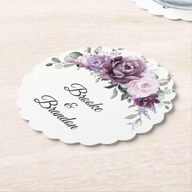 Schattierungen Lila blutiger blutiger Hochzeiten Untersetzer (angewinkelt)