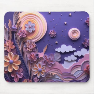 Schattierungen Lila Papierqualität Mousepad
