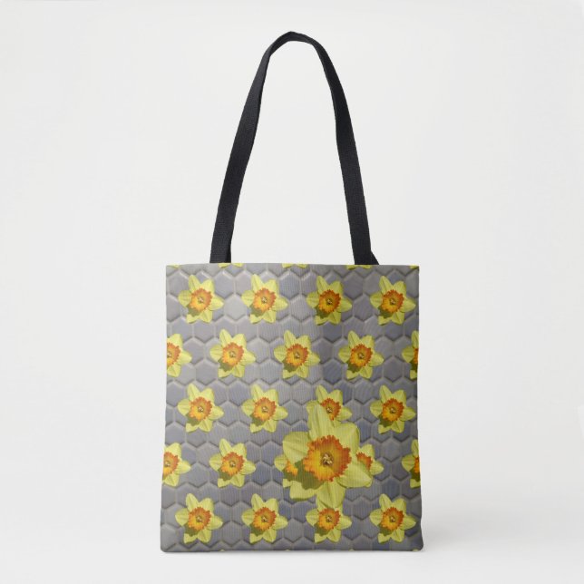 Schattierungen von blauen Paternodien Tote Beutel Tasche (Vorderseite)