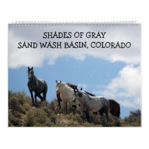 Schattierungen von Grau Sand Wash Basin, Colorado