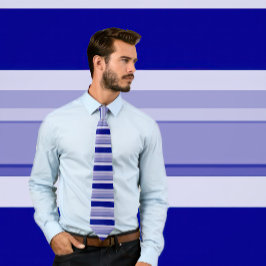 Schattierungen von Navy Blue Krawatte (Horizontale