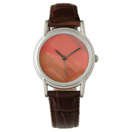 Schattierungen von rosigem Erröten Armbanduhr