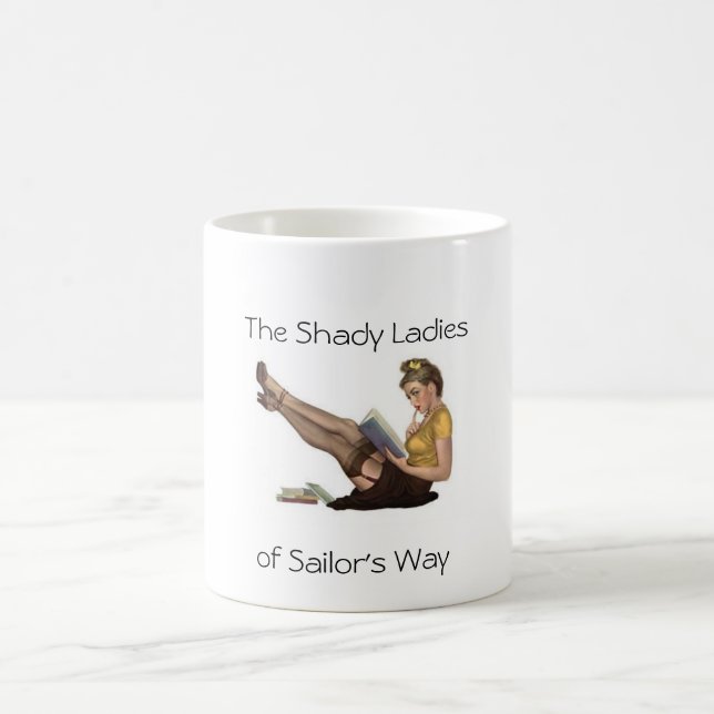 Schattige Verein-Tasse Damen-Buch Kaffeetasse (Mittel)