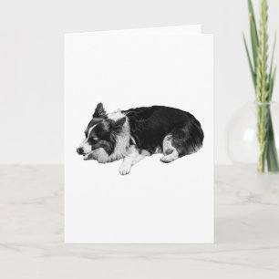 schattiger ruhiger Wunsch, Corgi Karte