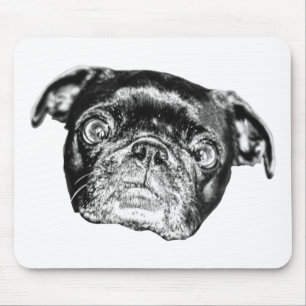 Schattiger Schreibtisch-Mops Mousepad