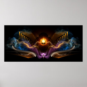 Schatz des Fraktal Art-Poster Poster