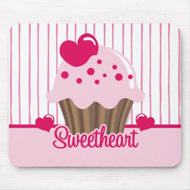 Schatz-kleiner Kuchen Mousepad (Vorne)