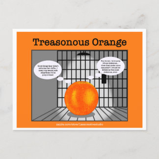 Schatz Orange... im Nachhinein beim Herstellen Postkarte
