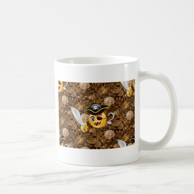 Schatz Pirate Emoji Kaffeetasse (Rechts)