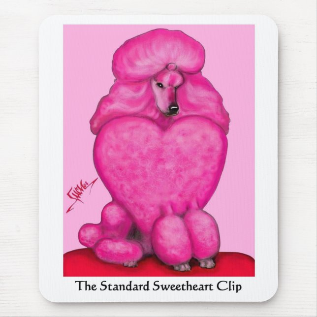 Schatz-Pudel Mousepad (Vorne)