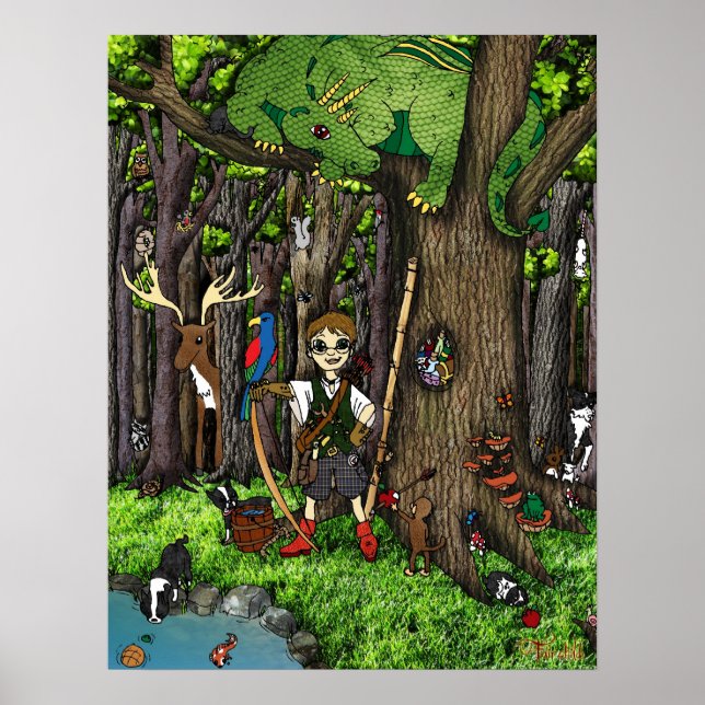 Schatzbaum Poster (Vorne)