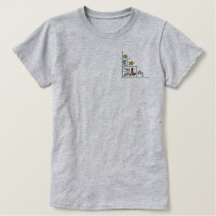 Schätze an der Küste Besticktes T-Shirt