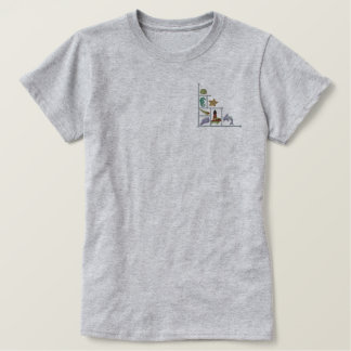 Schätze an der Küste Besticktes T-Shirt